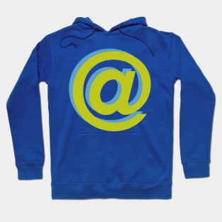 Colorful At Sign Hoodie